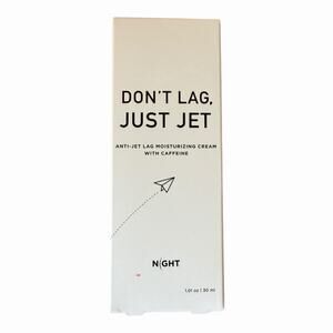 NIGHT Skincare Don't Lag Just Jet Anti Jet Lag Moisturizing Cream 30 ml - New